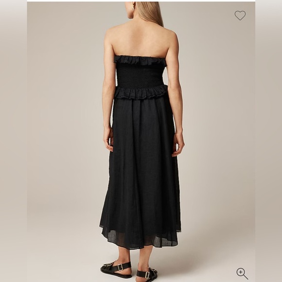 J. Crew Factory Black Strapless Dress - Picture 3 of 6
